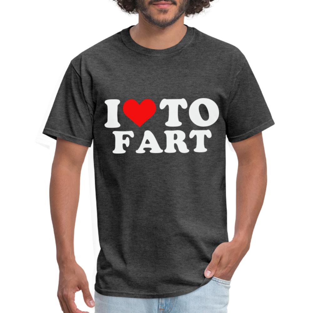 I Love To Fart T-Shirt - heather black