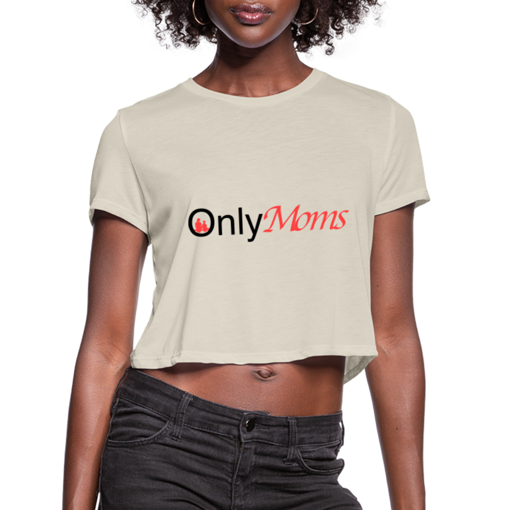 OnlyMoms - Cropped T-Shirt - dust