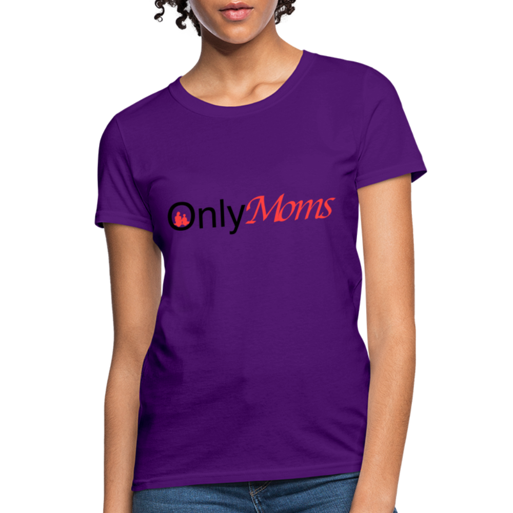 OnlyMoms - Women's T-Shirt - purple