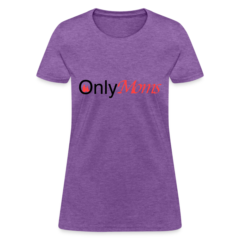 OnlyMoms - Women's T-Shirt - purple heather