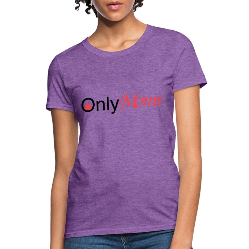 OnlyMoms - Women's T-Shirt - purple heather