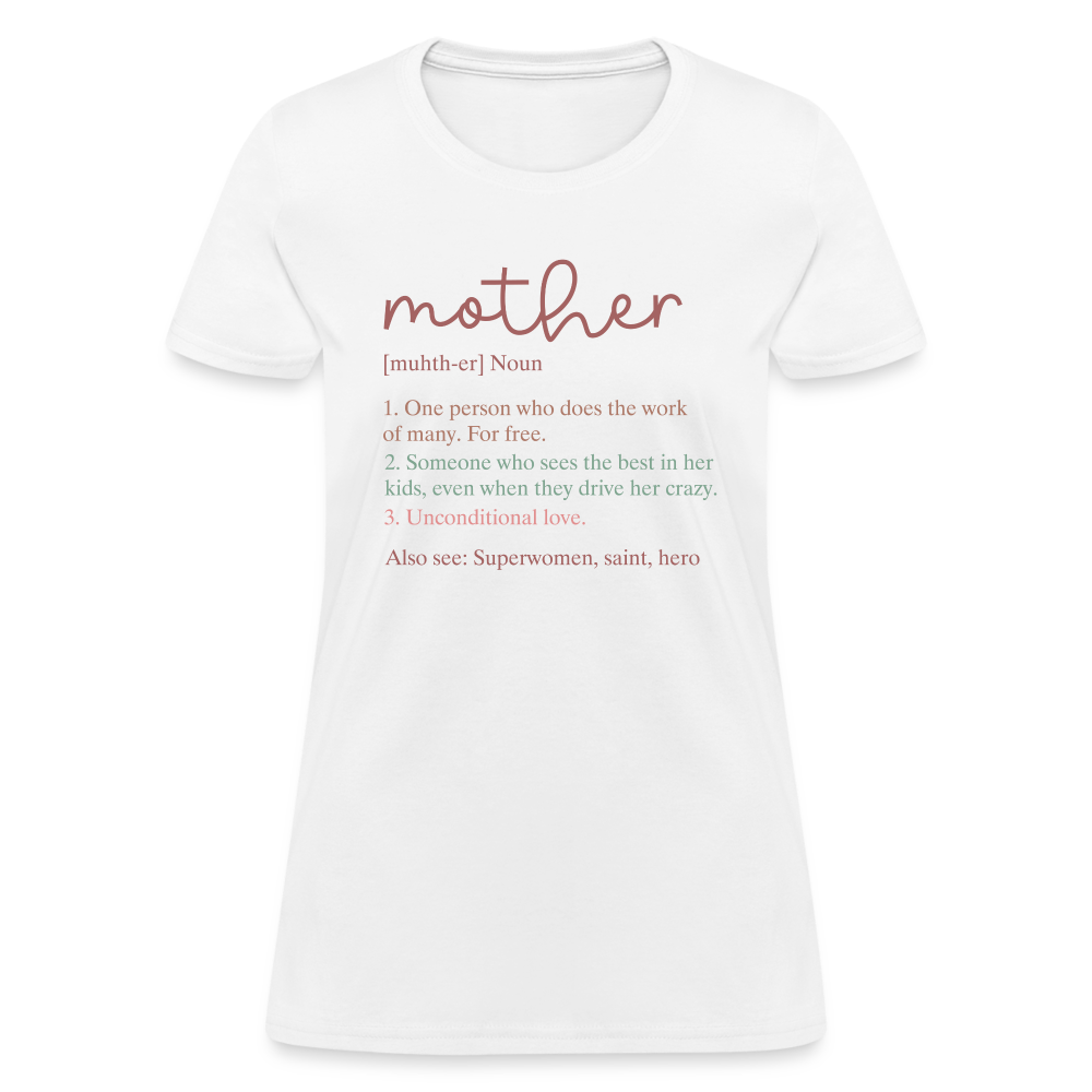 Definition of Mother Coutured T-Shirt - white