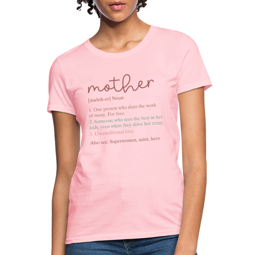 Definition of Mother Coutured T-Shirt - pink