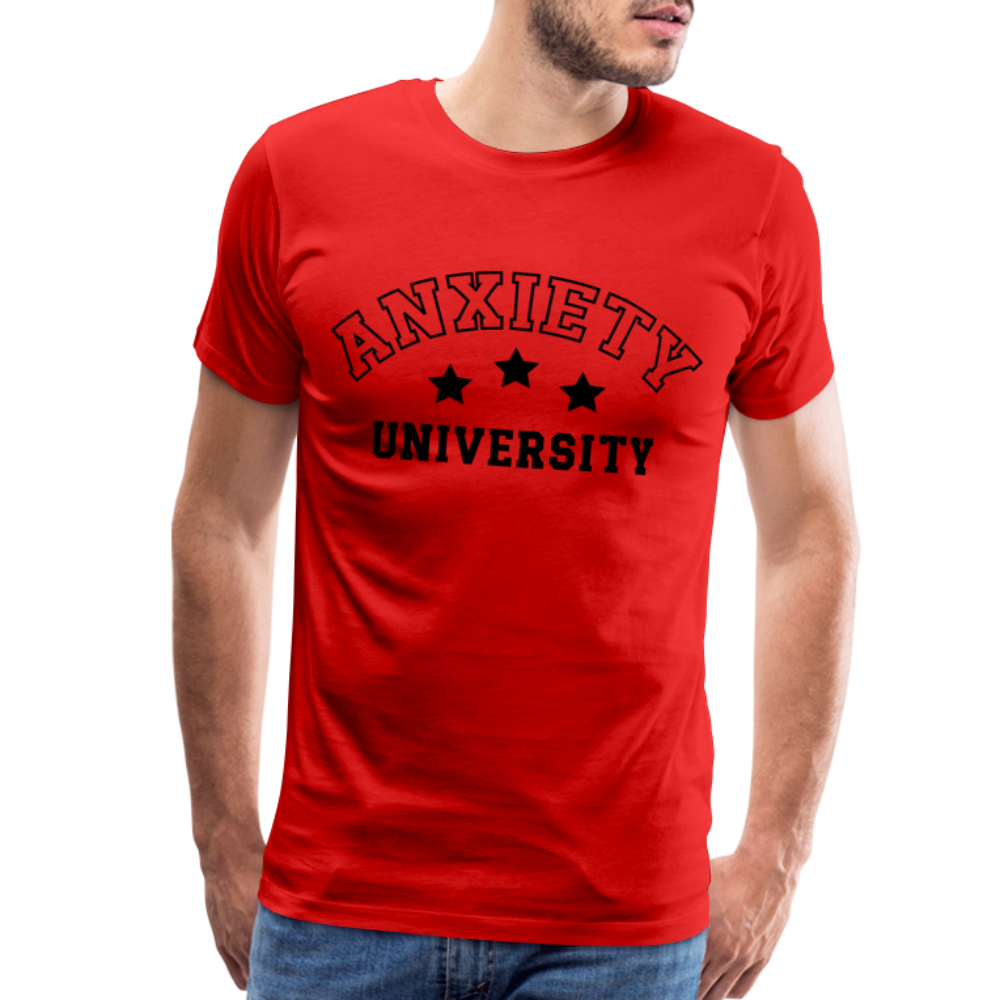Anxiety University Premium T-Shirt - red