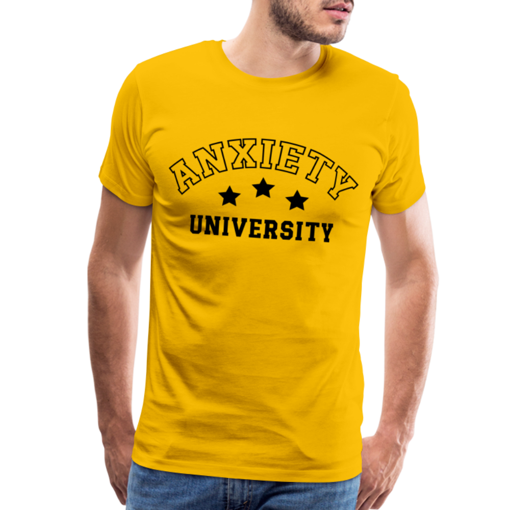 Anxiety University Premium T-Shirt - sun yellow