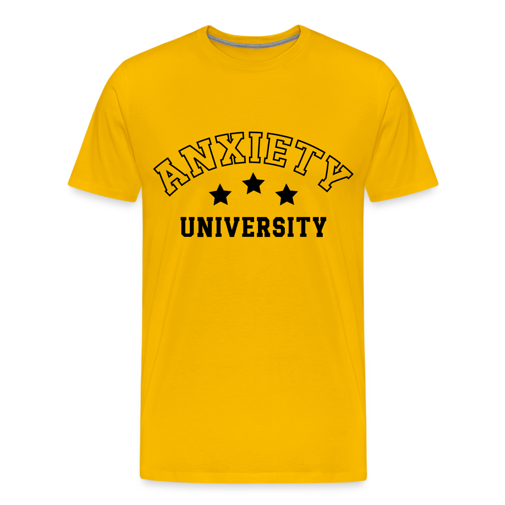 Anxiety University Premium T-Shirt - sun yellow