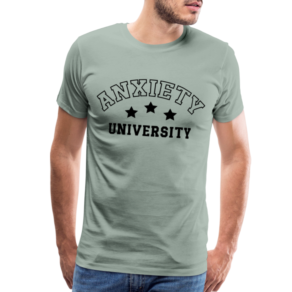 Anxiety University Premium T-Shirt - steel green