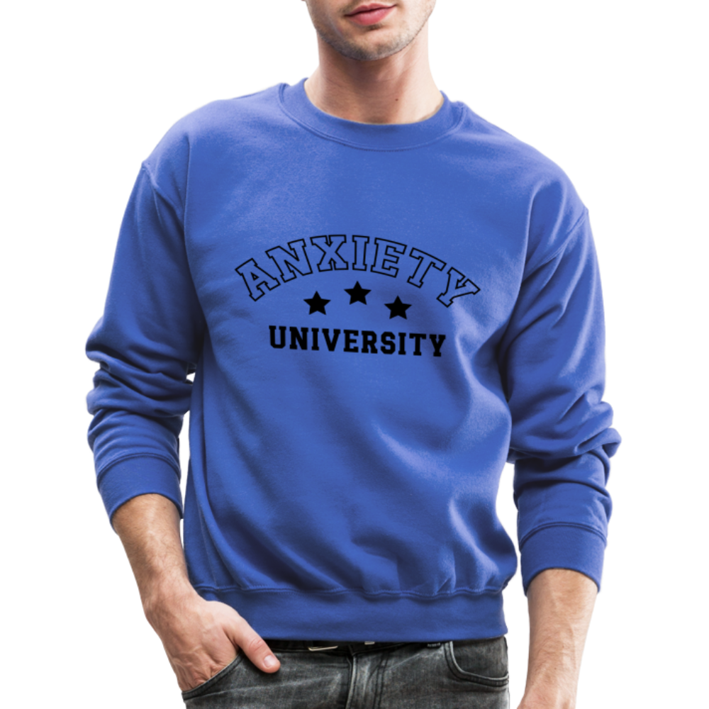 Anxiety University Sweatshirt - royal blue