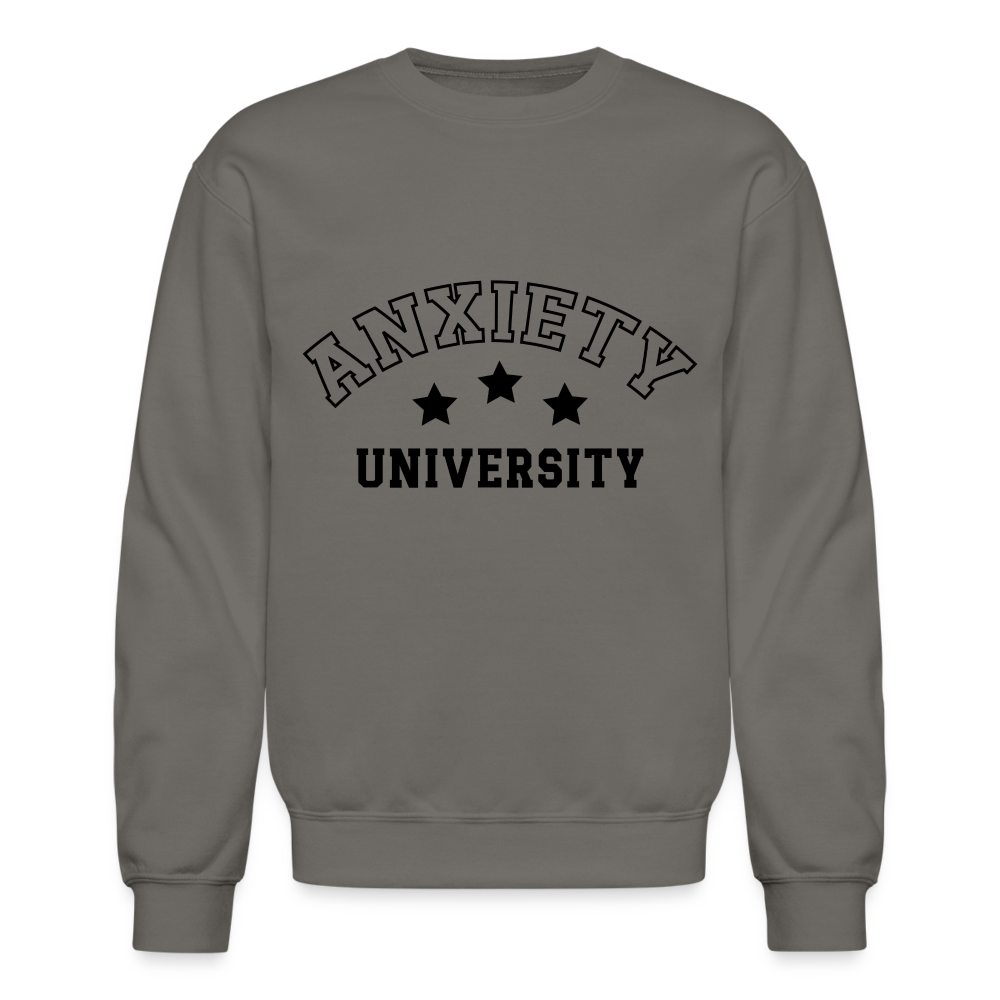 Anxiety University Sweatshirt - asphalt gray
