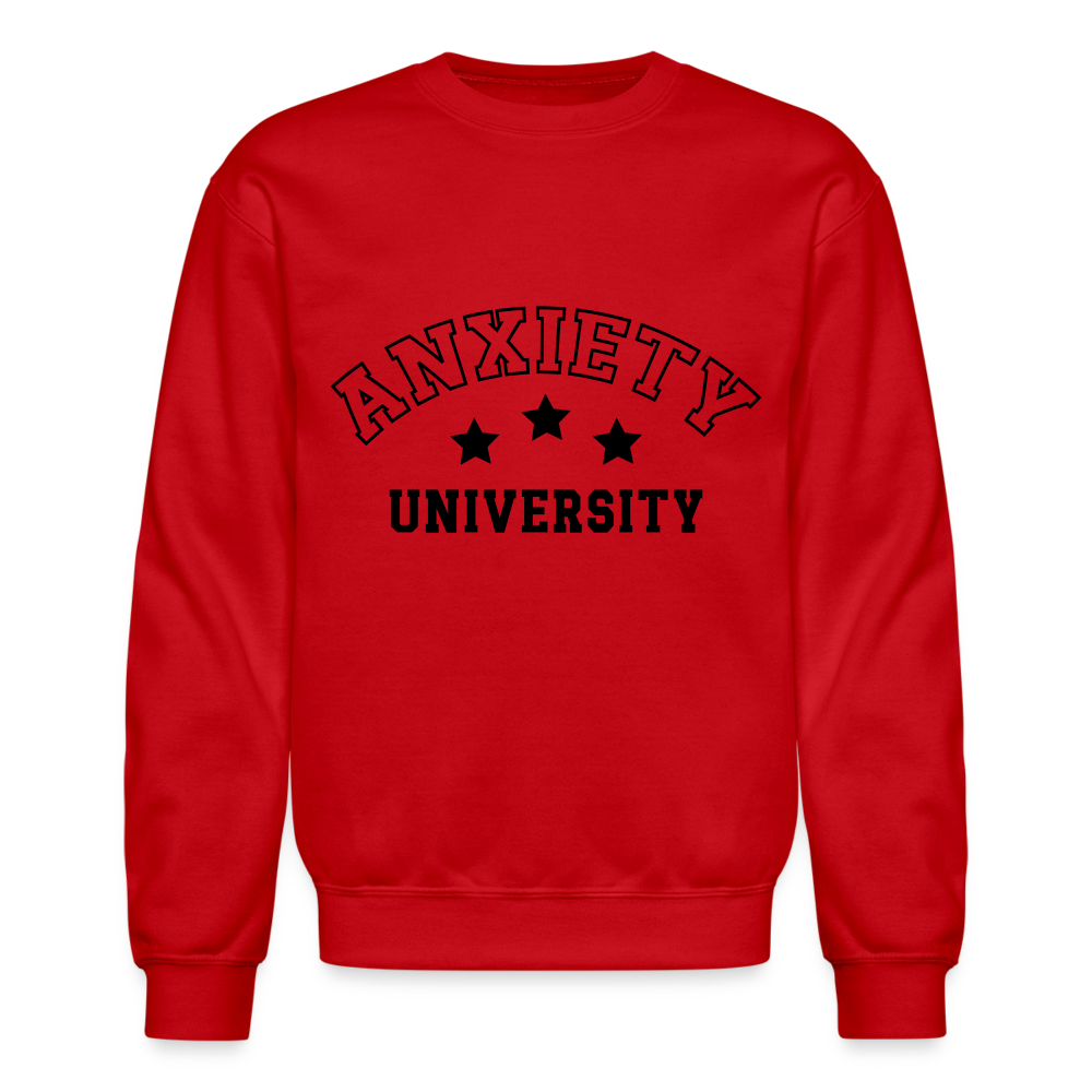 Anxiety University Sweatshirt - red