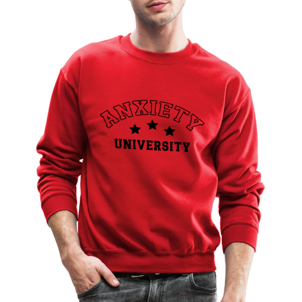 Anxiety University Sweatshirt - red