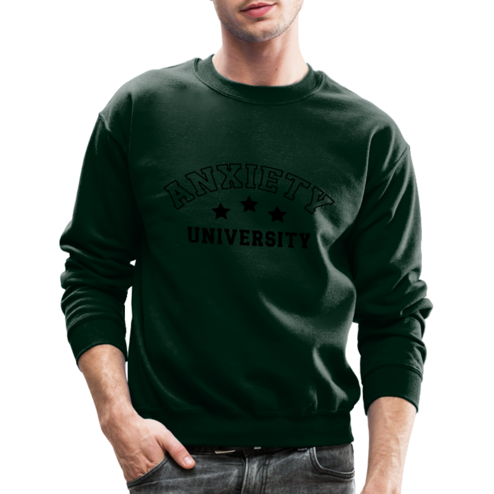Anxiety University Sweatshirt - forest green