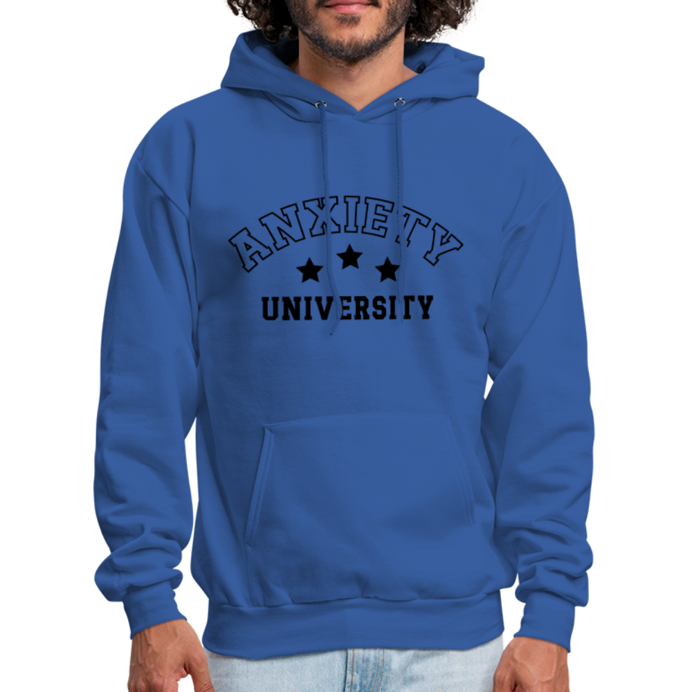 Anxiety University Hoodie - royal blue