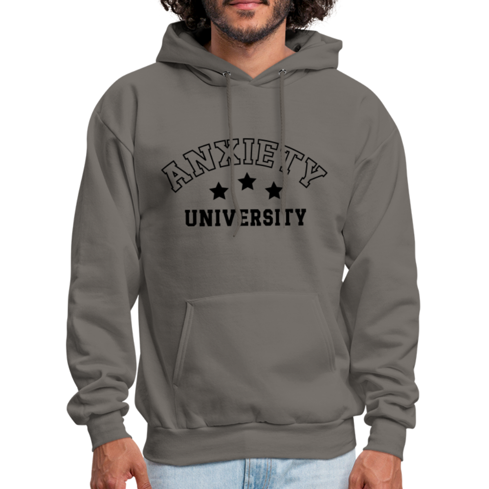 Anxiety University Hoodie - asphalt gray