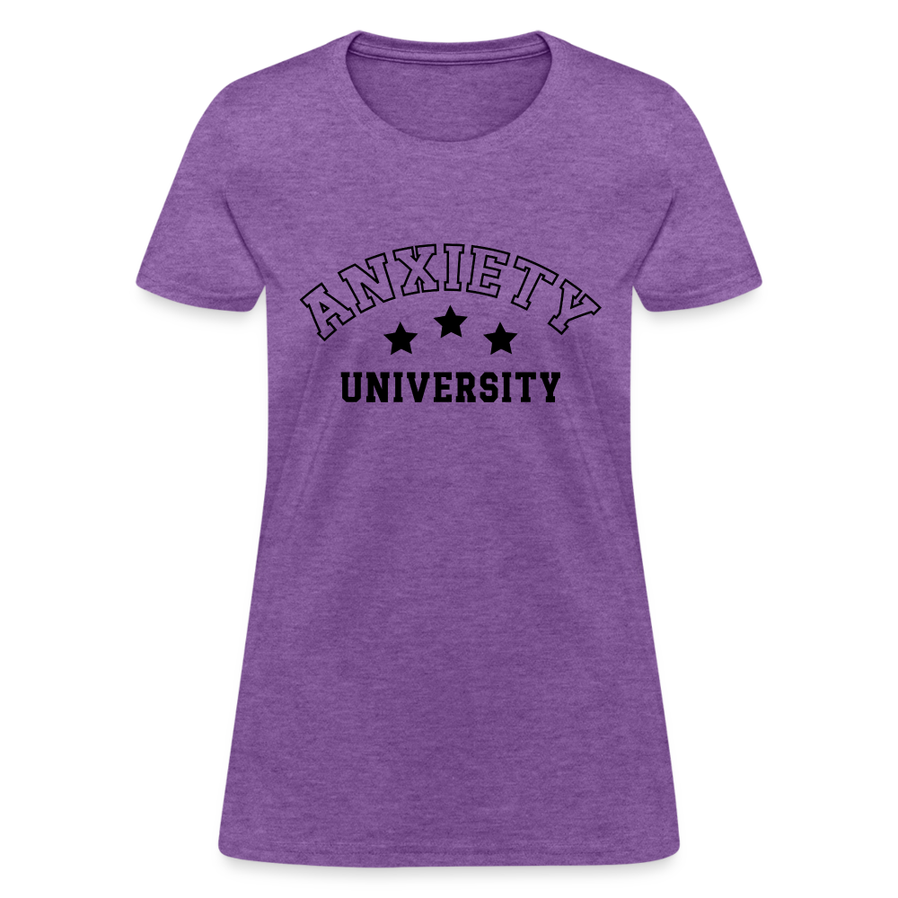 Anxiety University Women's Contoured T-Shirt - option1# - Women's T-Shirt | Fruit of the Loom L3930R