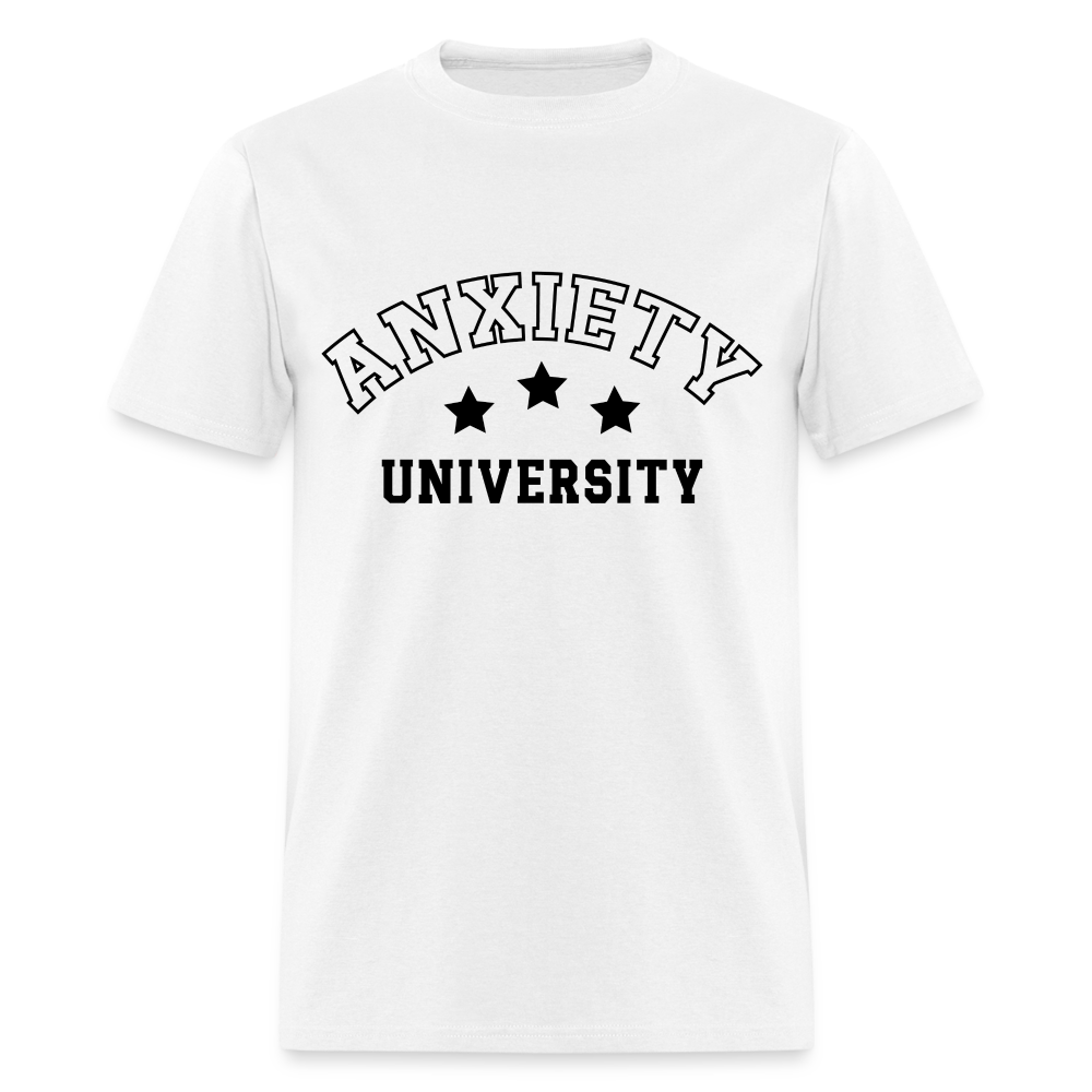 Anxiety University Classic T-Shirt - white