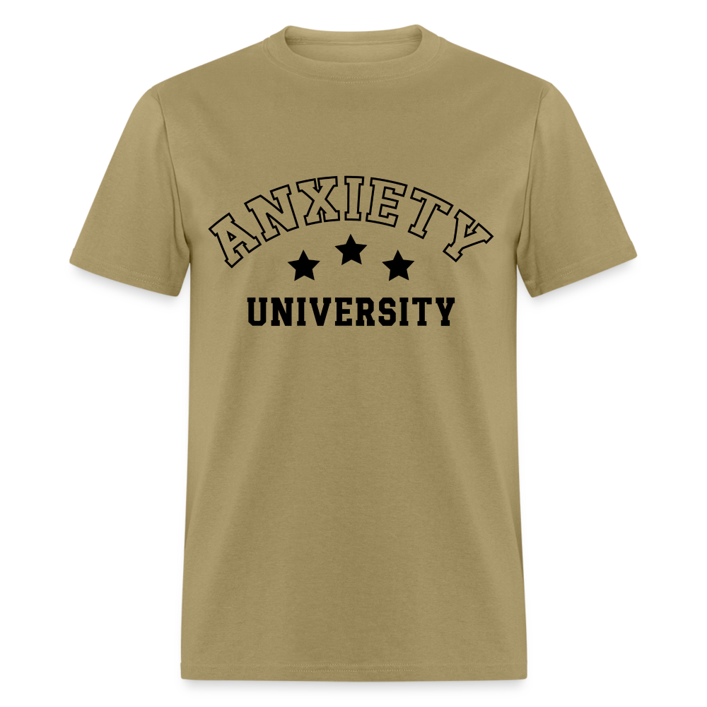 Anxiety University Classic T-Shirt - khaki