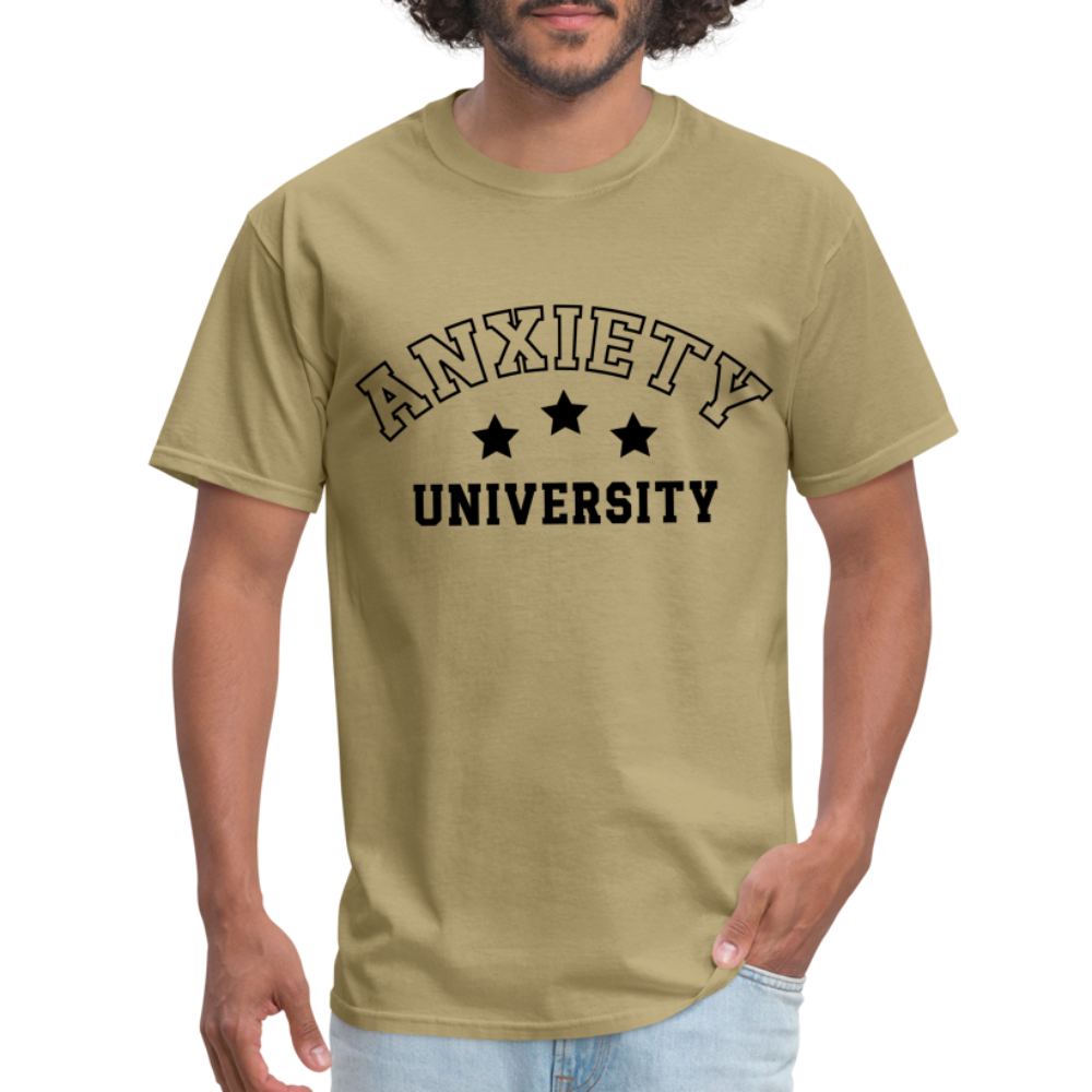 Anxiety University Classic T-Shirt - khaki