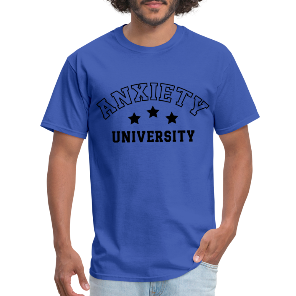 Anxiety University Classic T-Shirt - royal blue