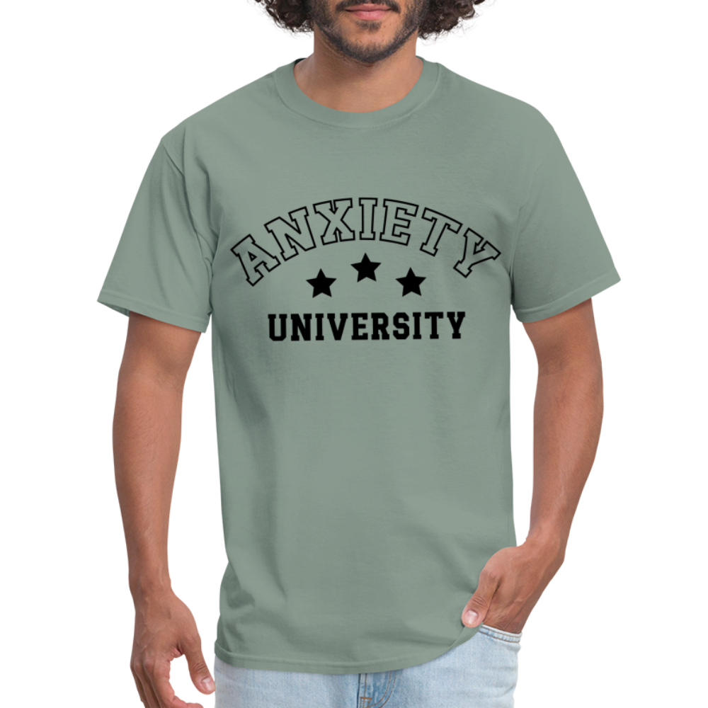 Anxiety University Classic T-Shirt - sage