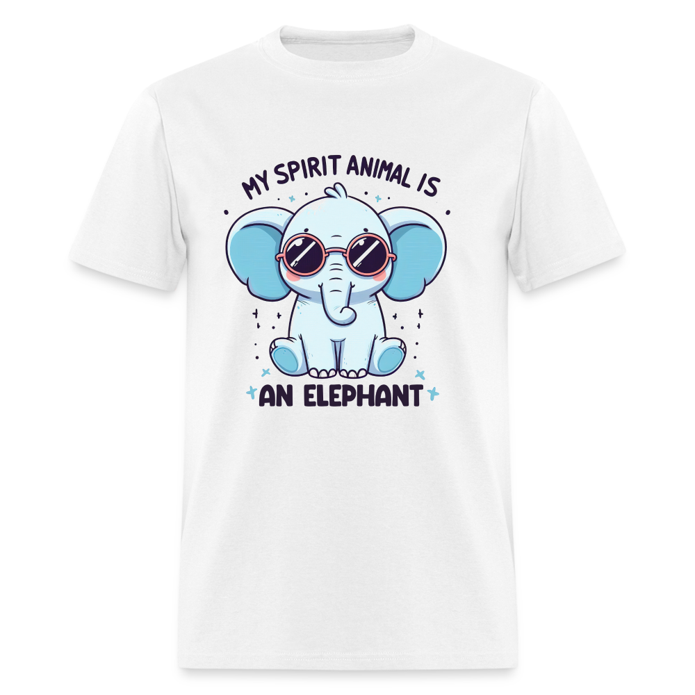 My Spirit Animal is an Elephant T-Shirt - white