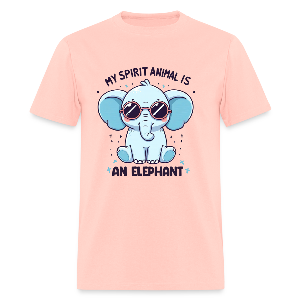 My Spirit Animal is an Elephant T-Shirt - blush pink 