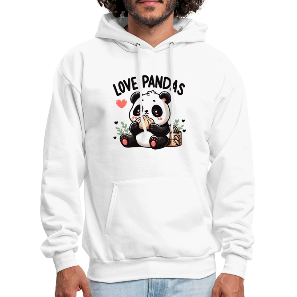 Love Pandas Hoodie - white