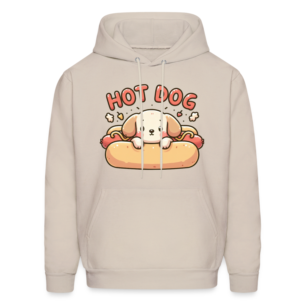Hot Dog Hoodie(Puppy inside Hot Dog Bun) - Sand