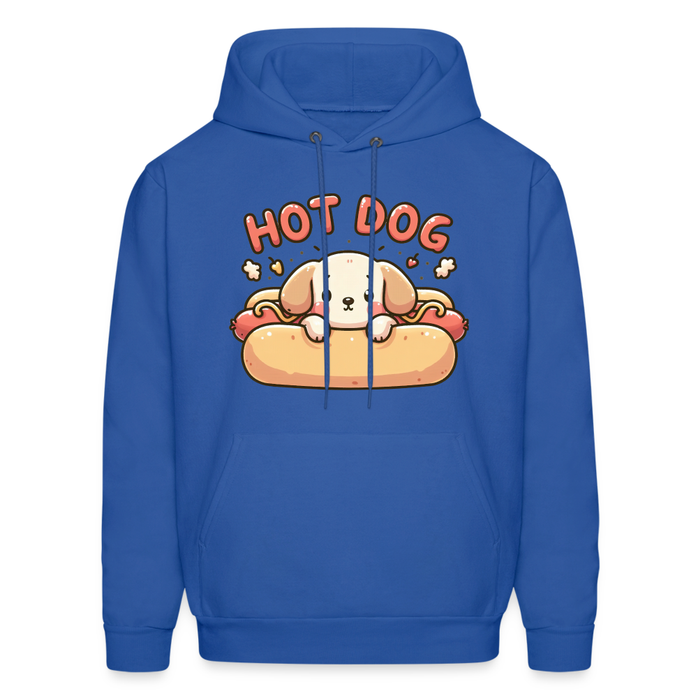 Hot Dog Hoodie(Puppy inside Hot Dog Bun) - royal blue