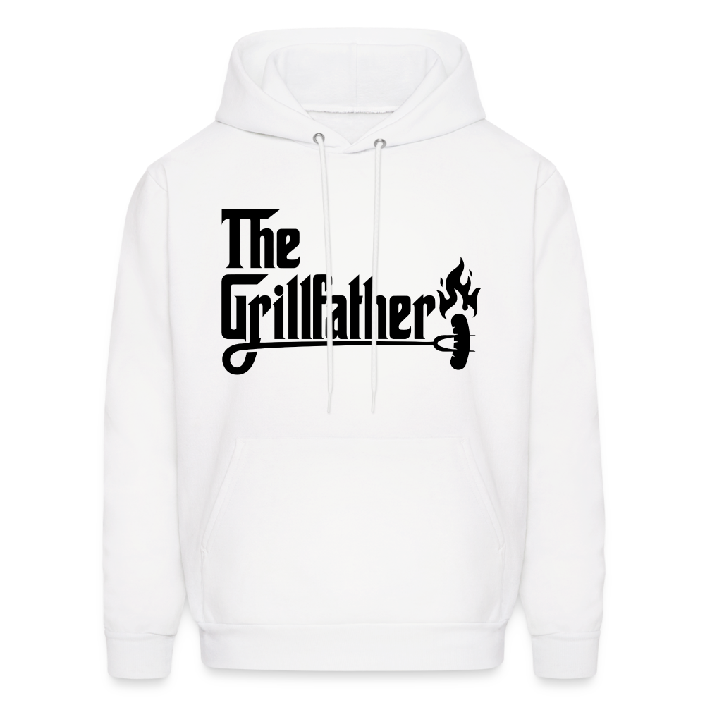 The Grillfather Hoodie (BBQ Dad Gilling) - white