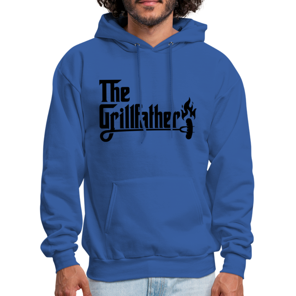 The Grillfather Hoodie (BBQ Dad Gilling) - royal blue