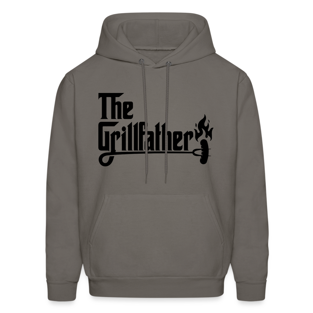 The Grillfather Hoodie (BBQ Dad Gilling) - asphalt gray