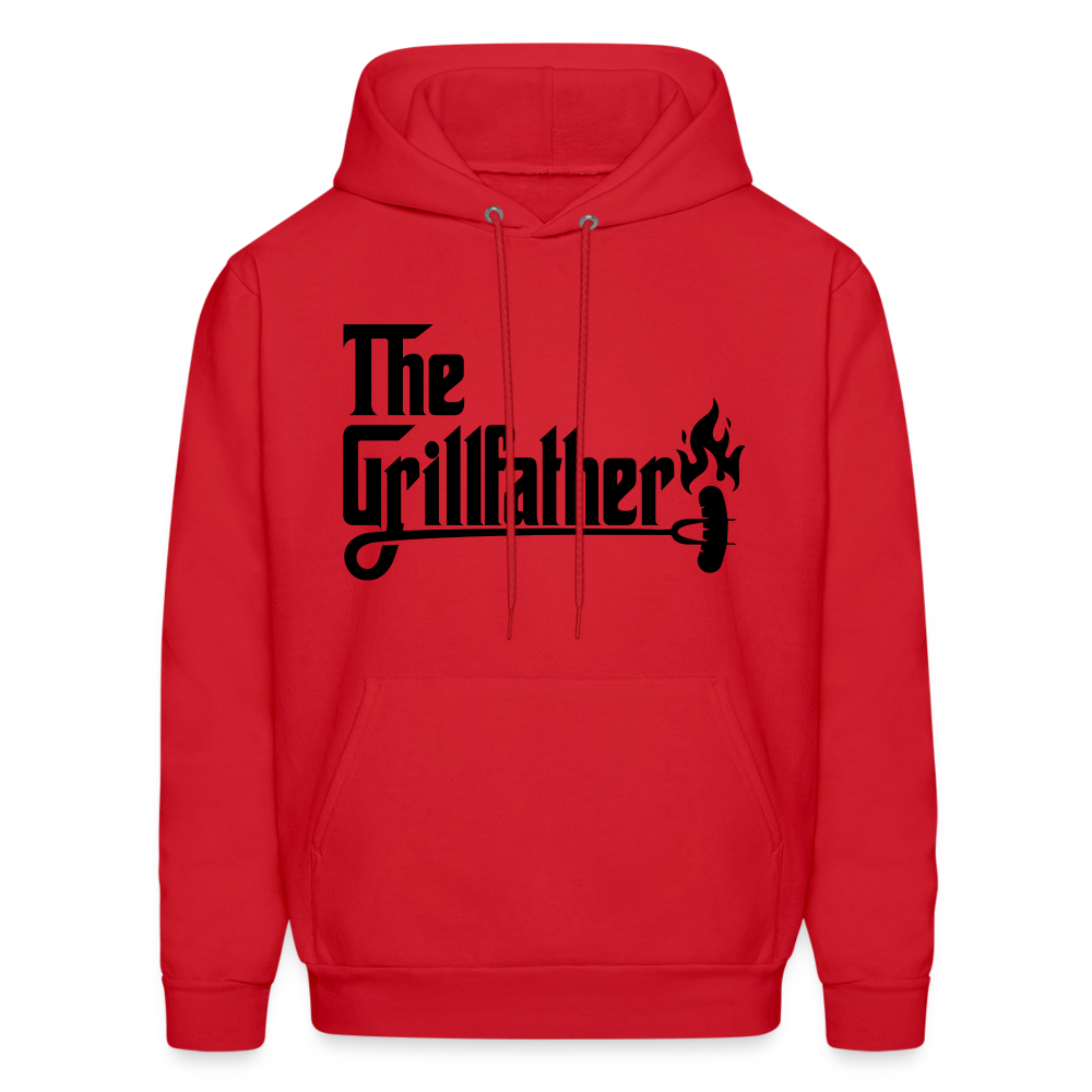 The Grillfather Hoodie (BBQ Dad Gilling) - red