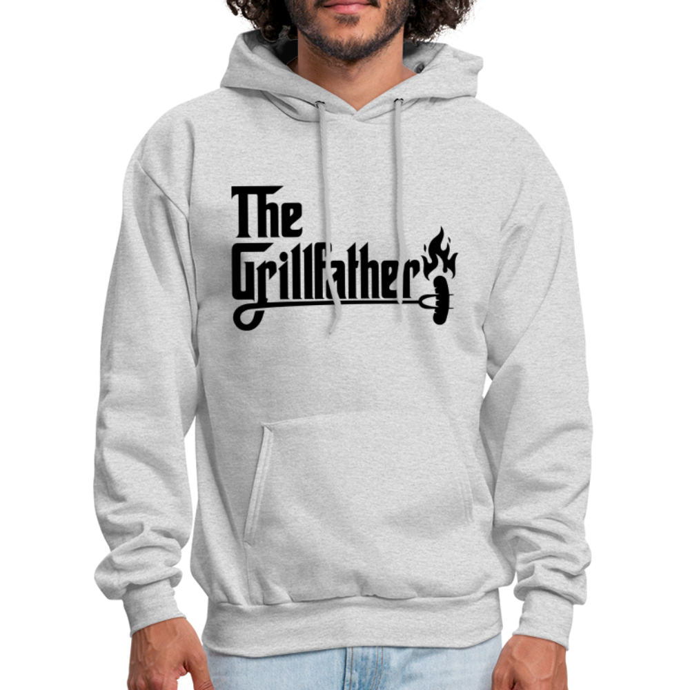 The Grillfather Hoodie (BBQ Dad Gilling) - ash 