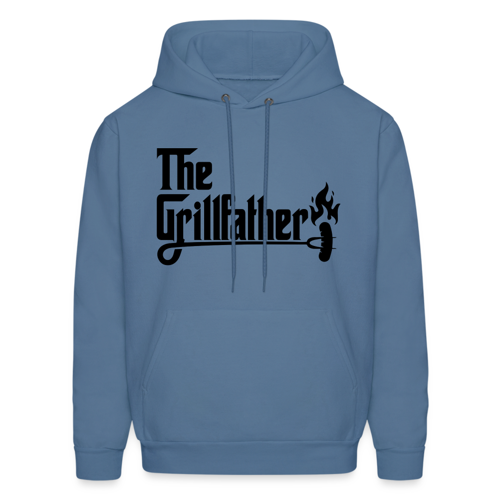 The Grillfather Hoodie (BBQ Dad Gilling) - denim blue