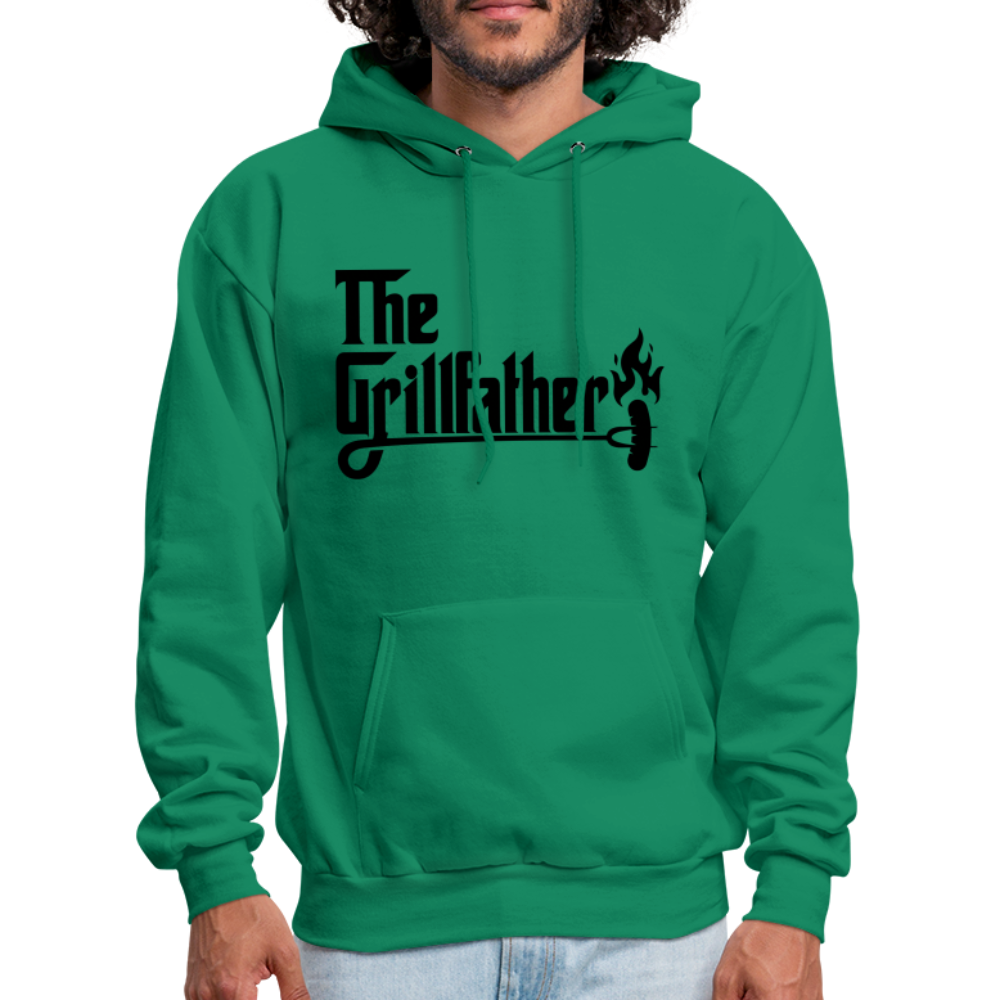 The Grillfather Hoodie (BBQ Dad Gilling) - kelly green