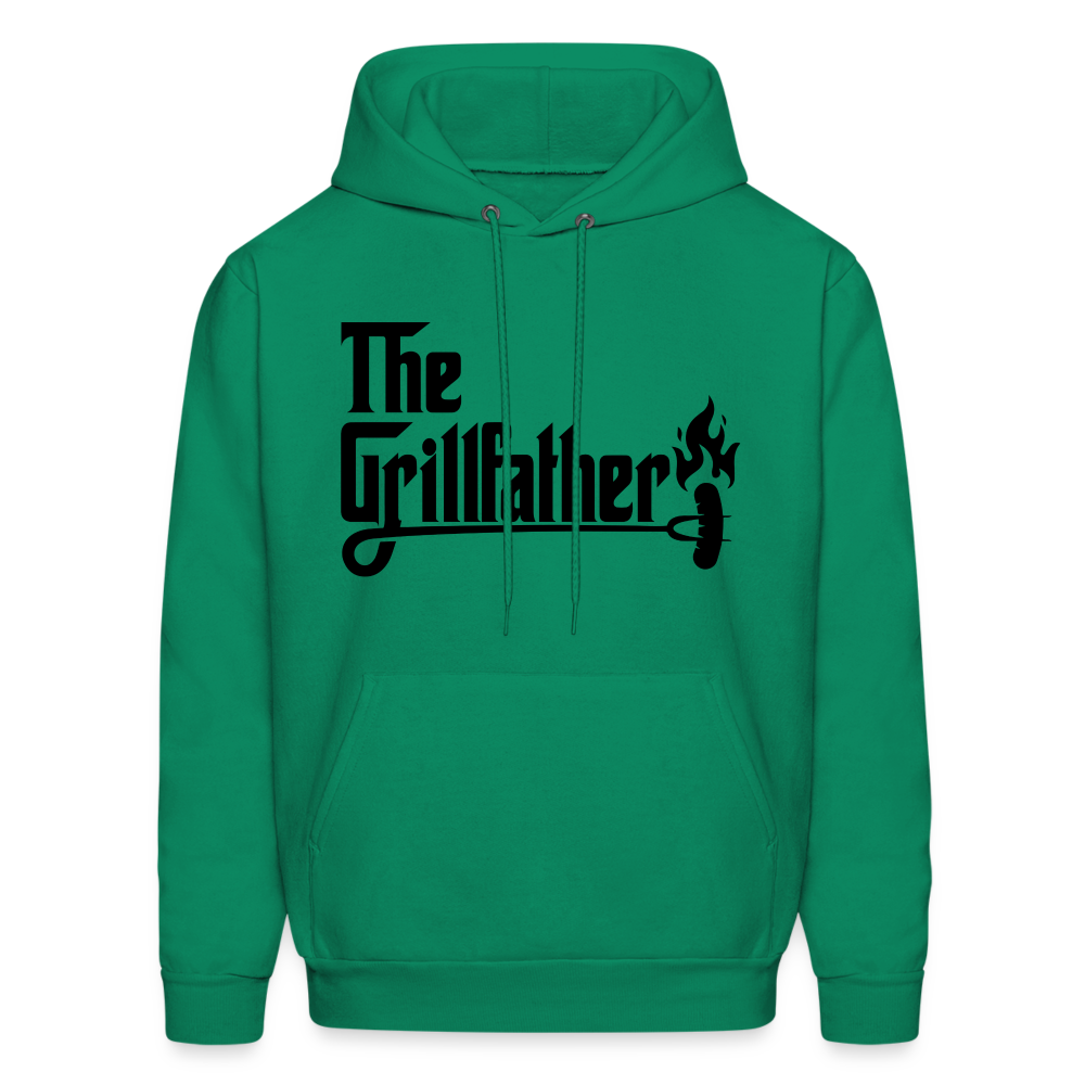 The Grillfather Hoodie (BBQ Dad Gilling) - kelly green