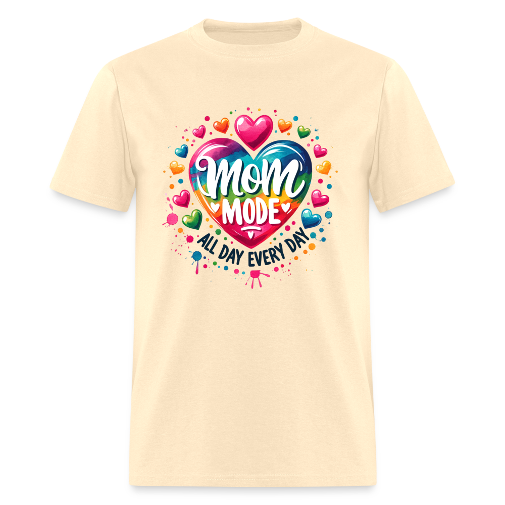 Mom Mode T-Shirt (All Day Every Day) - natural