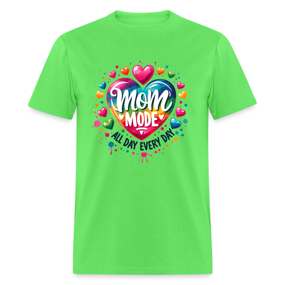 Mom Mode T-Shirt (All Day Every Day) - kiwi