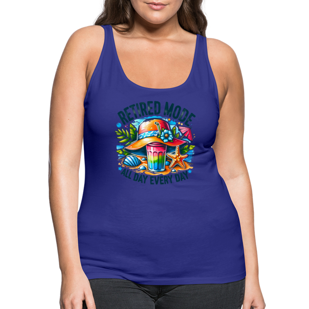 Retired Mode Women’s Premium Tank Top - royal blue