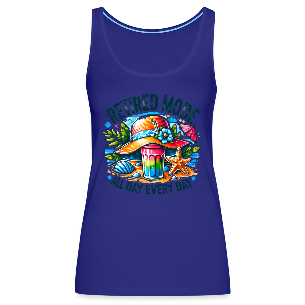 Retired Mode Women’s Premium Tank Top - royal blue