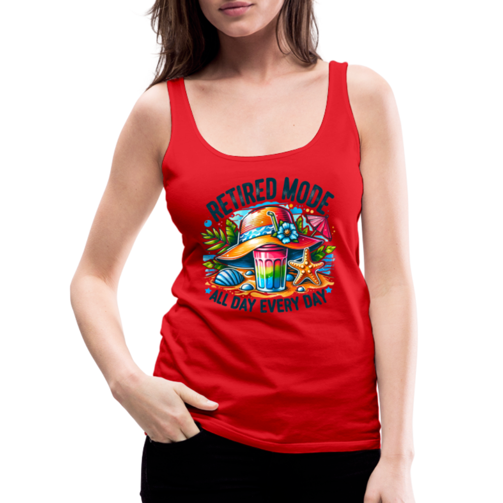 Retired Mode Women’s Premium Tank Top - red