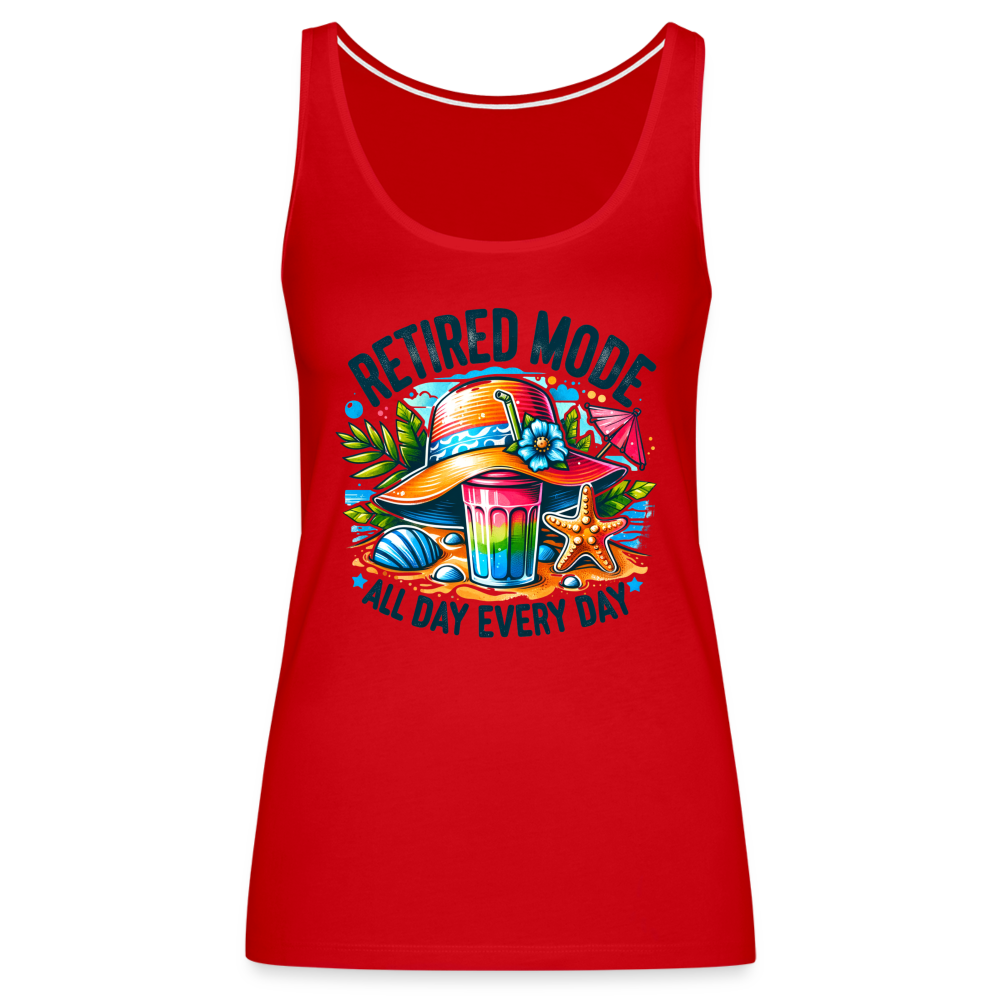 Retired Mode Women’s Premium Tank Top - red