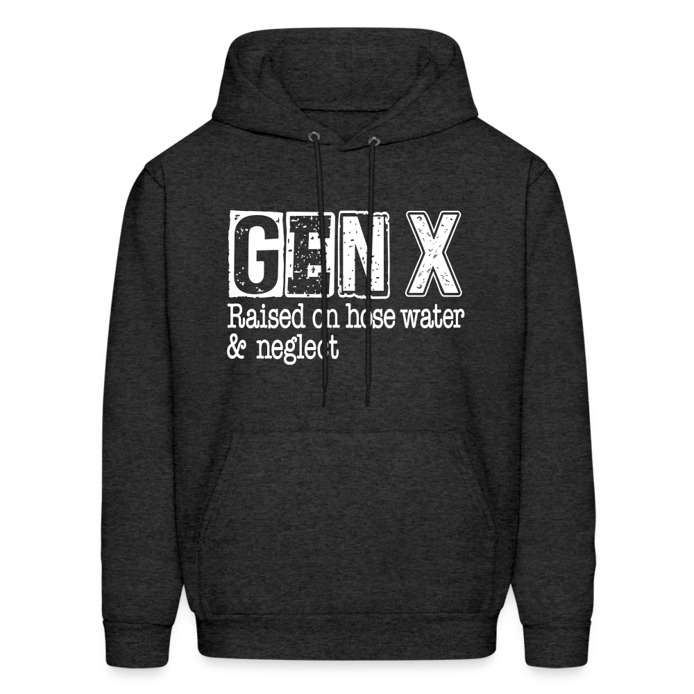 GEN X (Raised on hose water & neglect) Hoodie - charcoal grey