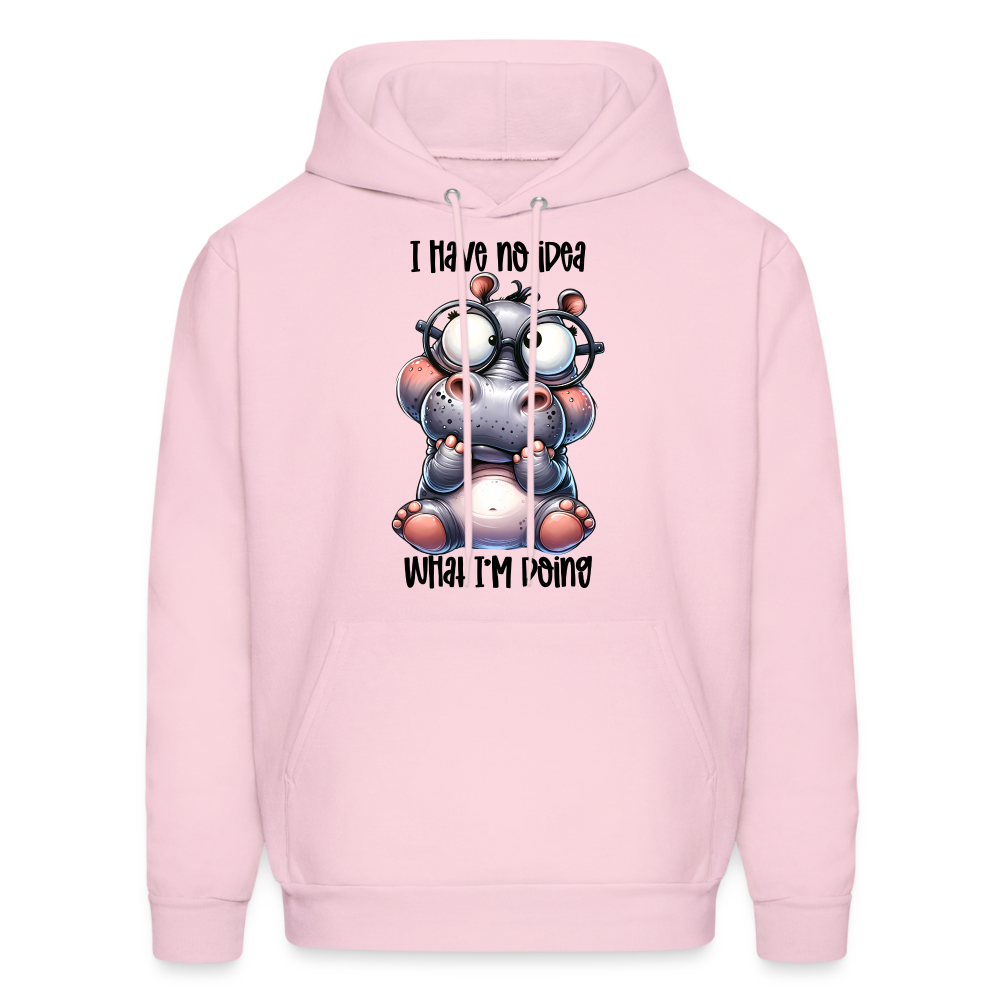 I Have No Idea What I'm Doing Hoodie - pale pink
