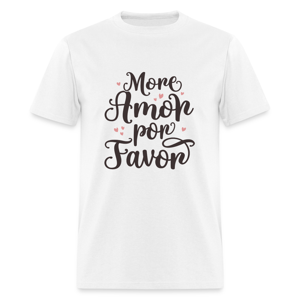 More Amor Por Favor T-Shirt - white