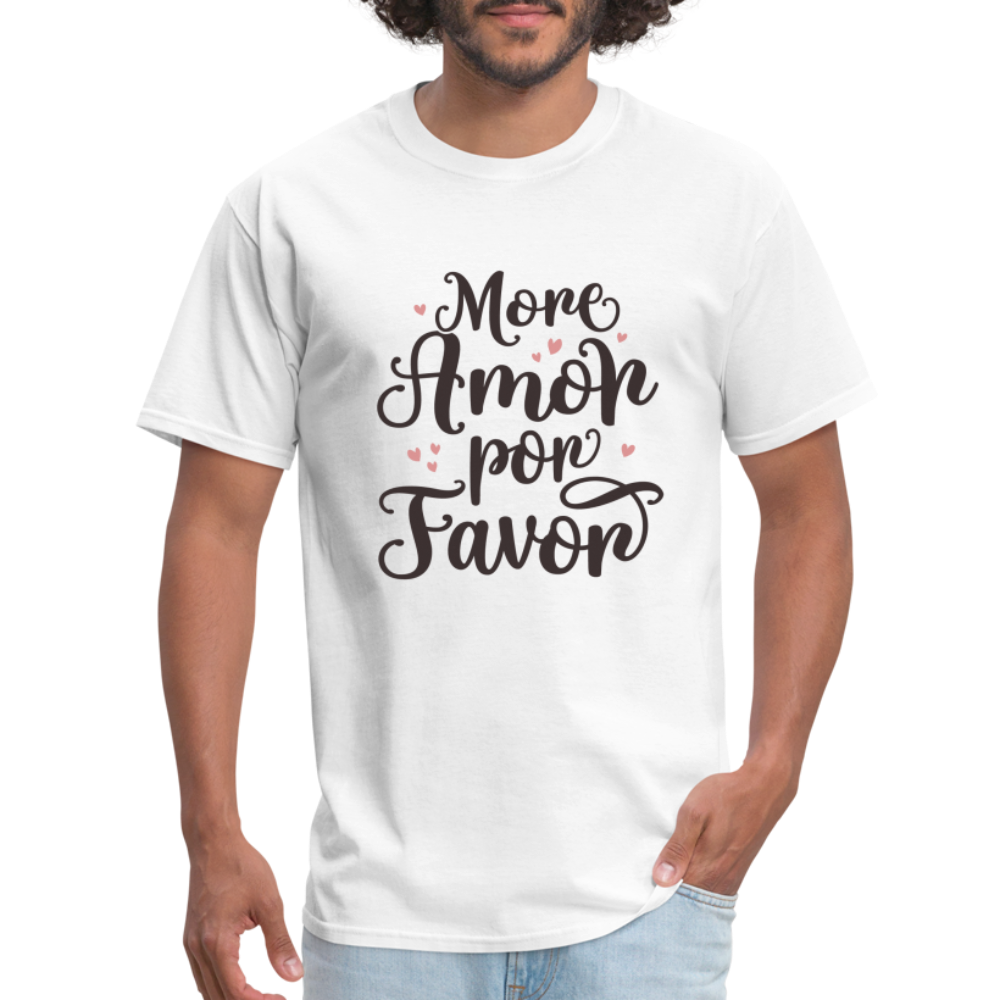 More Amor Por Favor T-Shirt - white