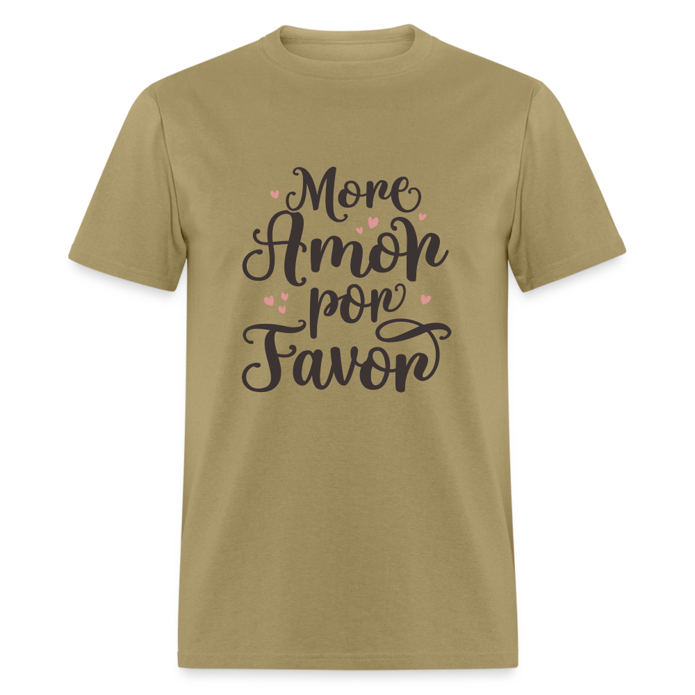 More Amor Por Favor T-Shirt - khaki