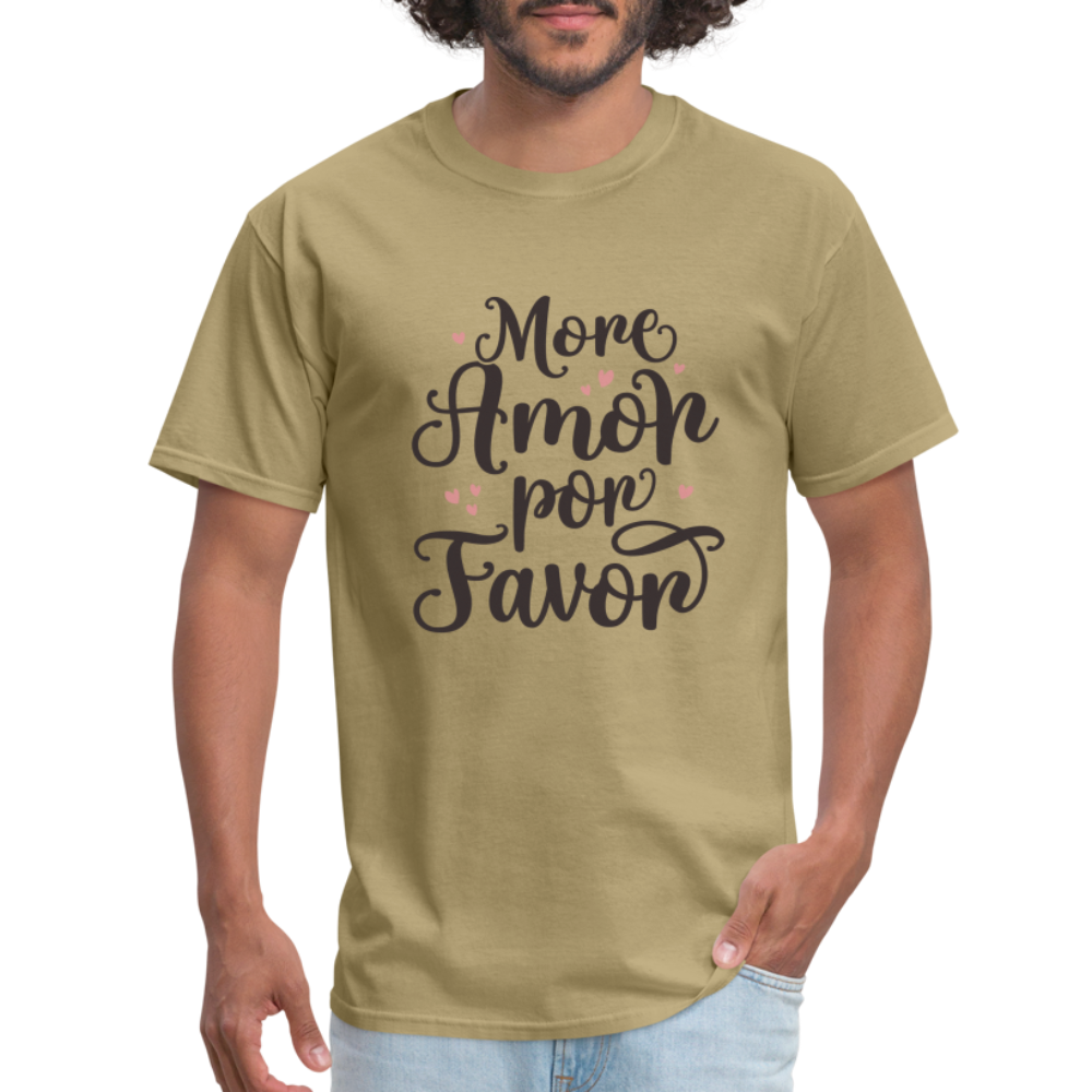 More Amor Por Favor T-Shirt - khaki