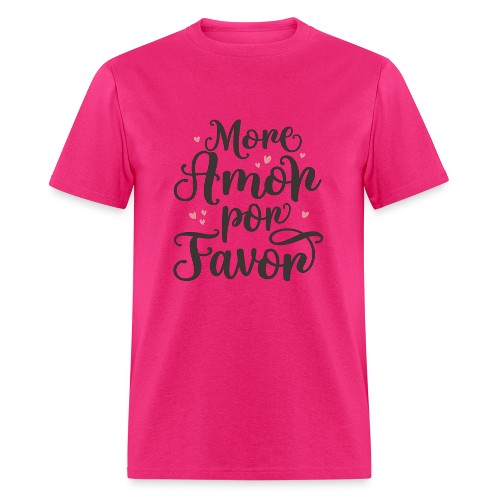 More Amor Por Favor T-Shirt - fuchsia